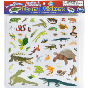 Foam Stickers - Reptiles and Amphibians