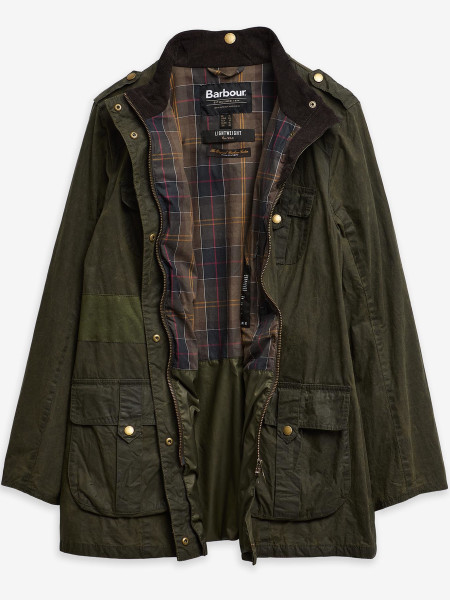 Barbour Re-Loved Defence Waxed Jacket - Size 18
