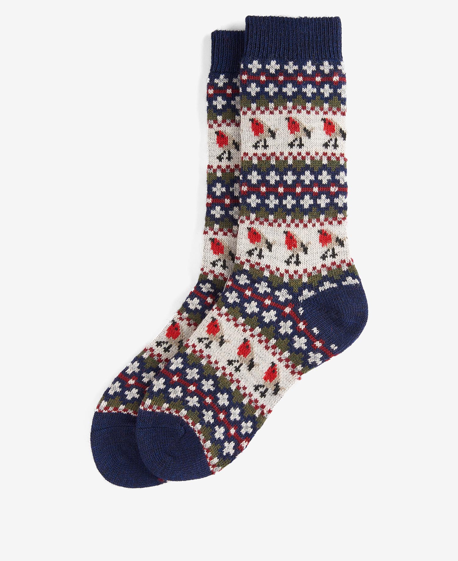 Robin Fair Isle Socks image number 0