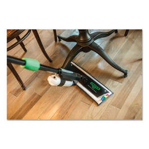 Unger, Excella, Cleaning Microfiber Hook & Loop Mop, 20"W, Gray