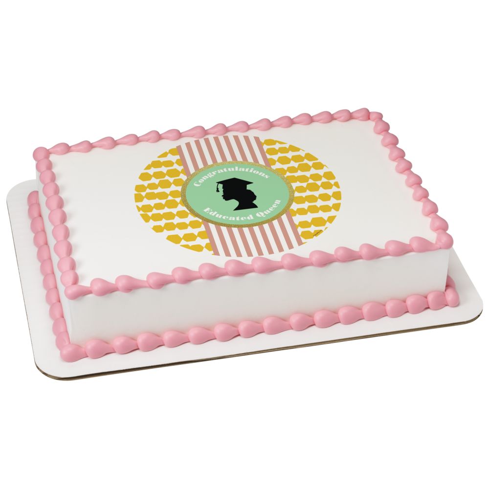 Image Cake Educated Queen Silhouette