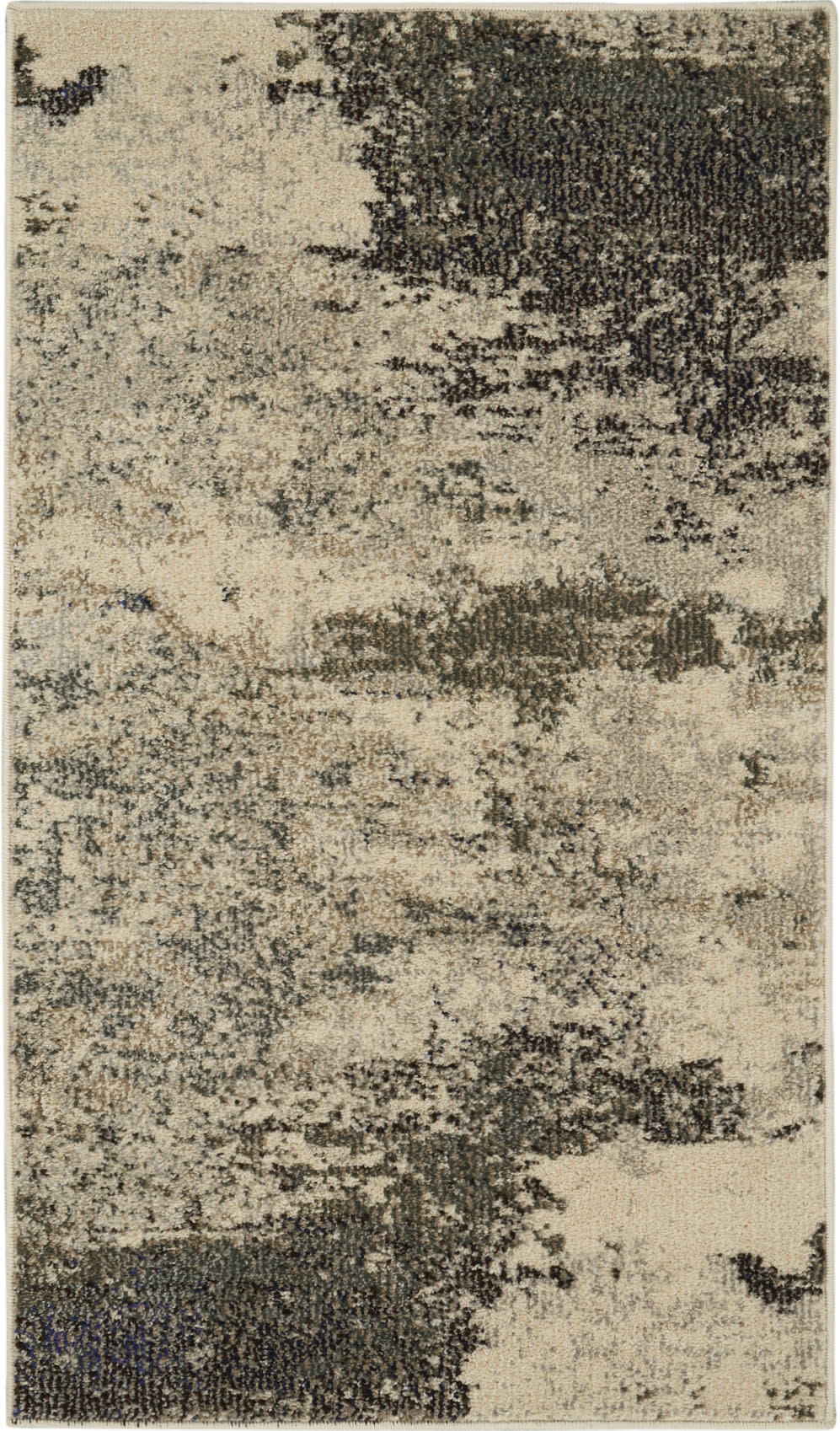 Nourison Celestial 2'2" x 3'9" Ivory Grey Modern Indoor Rug