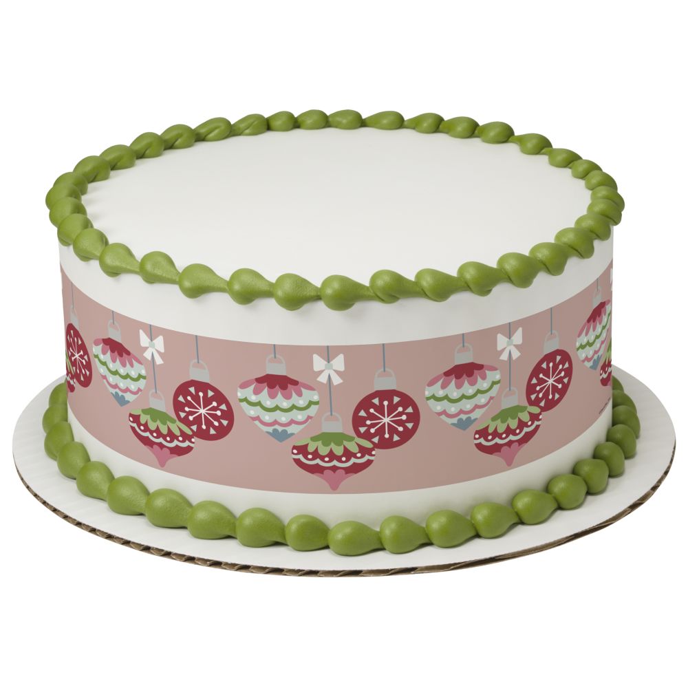 Image Cake Christmas Ornaments