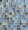 Haisen Azuline 13×14 Barcode Mosaic Silk