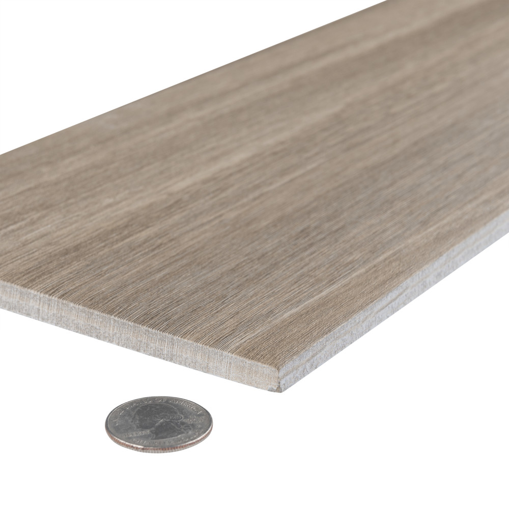 Mt Royale Natural 6 in. x 35-1/2 in. Porcelain Floor and Wall Tile