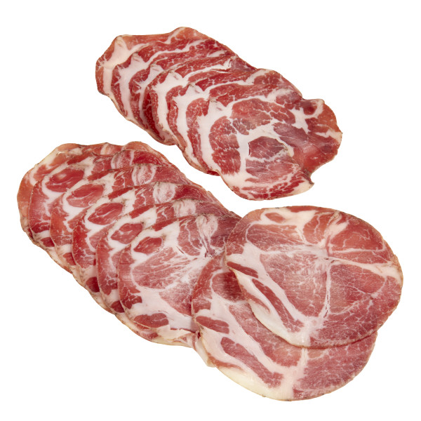 COLUMBUS(r) Sliced Dry Coppa, 12/3oz . C1C0 - Front Center Out of Package (Hi Res)