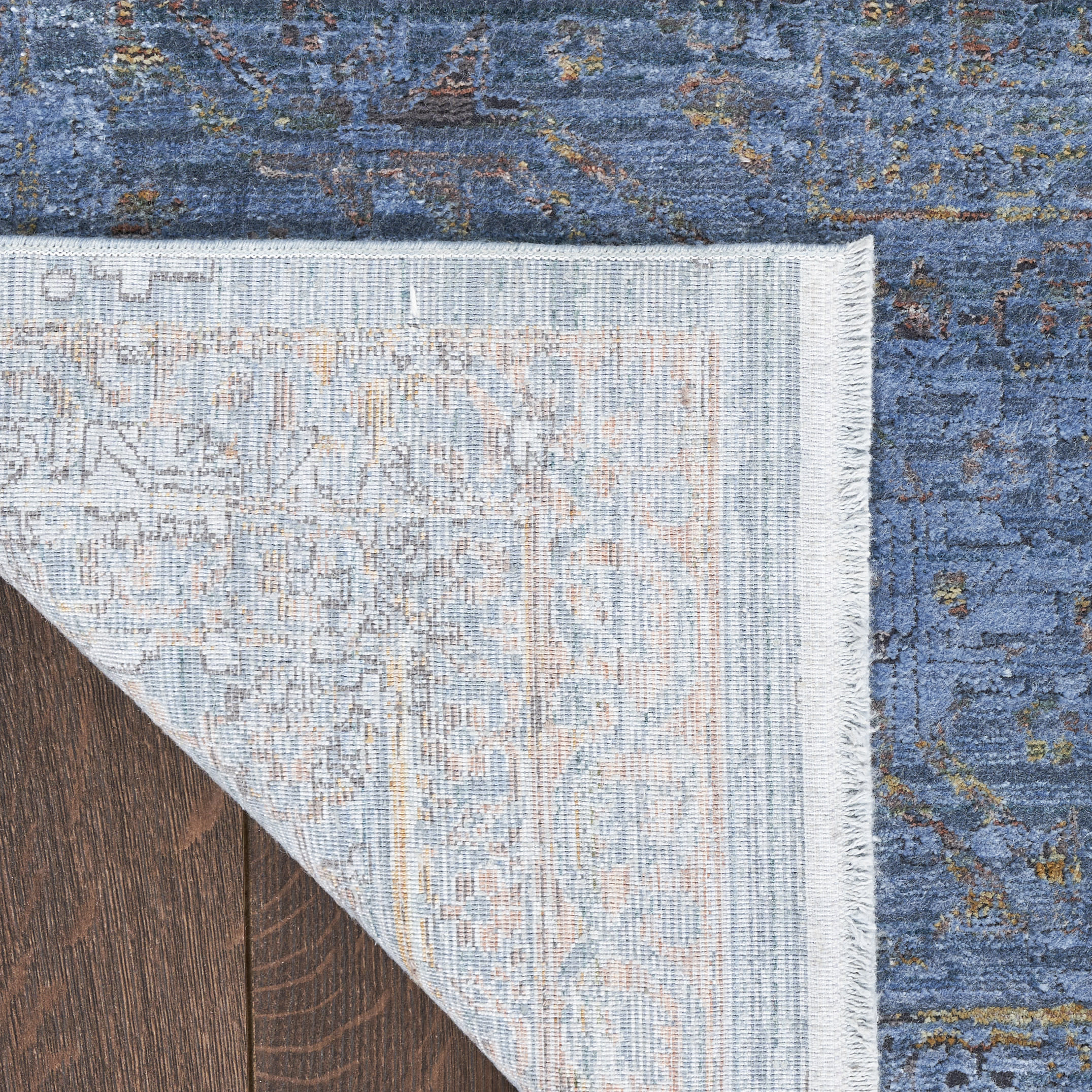 Nourison Luxurious 2' x 3' Blue Vintage Indoor Rug