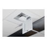 Locking Suspended Ceiling Tile Wi-Fi Access Point Enclosure, 3 in. Deep Back Box, White Plastic Dome