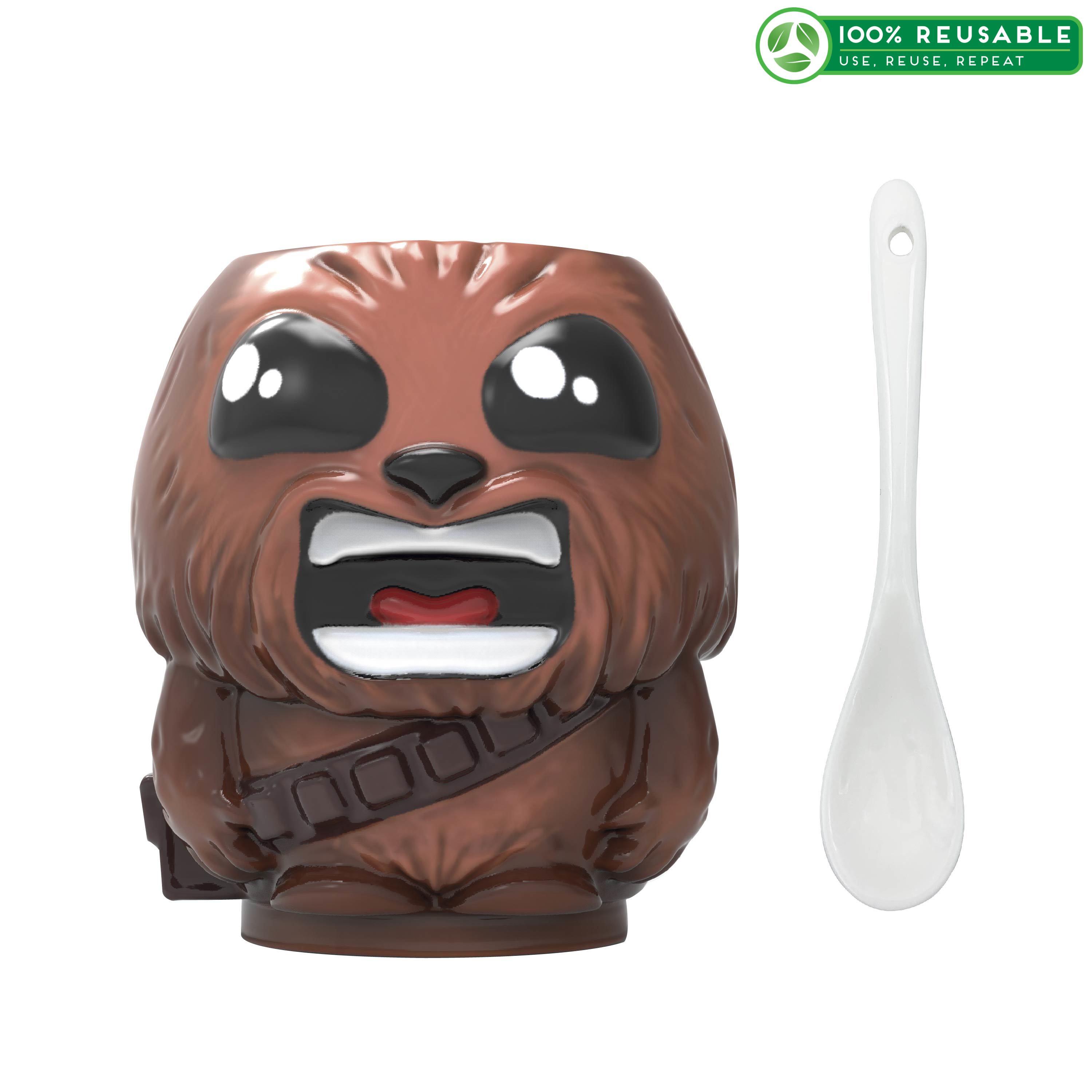 Star Wars 13 ounce Coffee Mug and Spoon, Chewbacca slideshow image 1 Star Wars 13 ounce Coffee Mug and Spoon, Chewbacca slideshow image 1