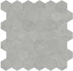 Drammen Light Gray 2″ Hex Mosaic