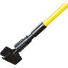 Hillyard, The Clencher Fiberglass Gipper Mop Handle, 60", Yellow