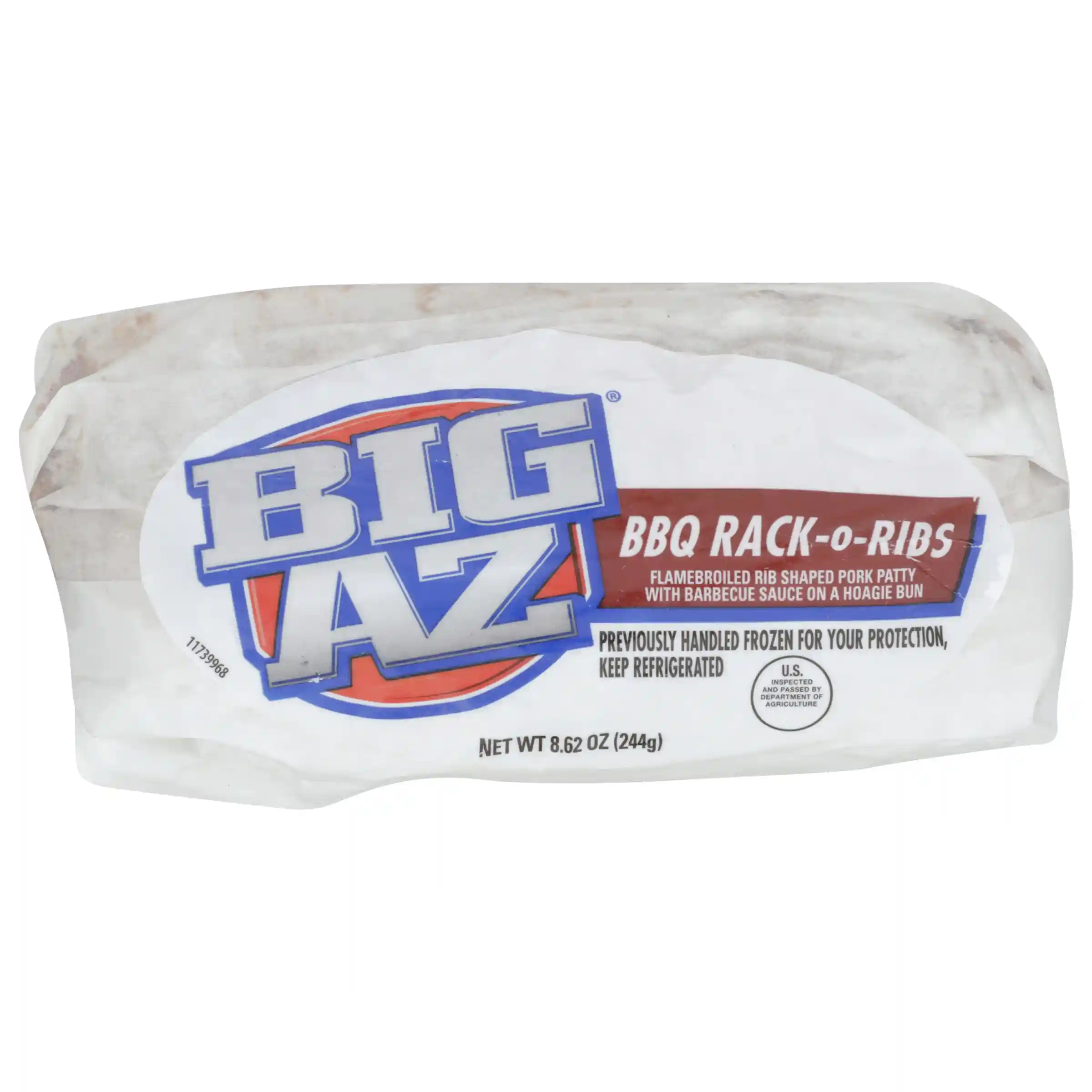 Big AZ® Rack-O-Ribs BBQ Pork Rib Sandwich_image_3