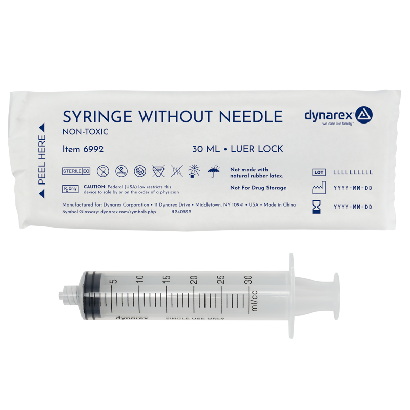 Syringe - Luer Lock 30 cc - 6992