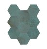 Arlo Green 11×13 3D Hexagon Mosaic Rectified