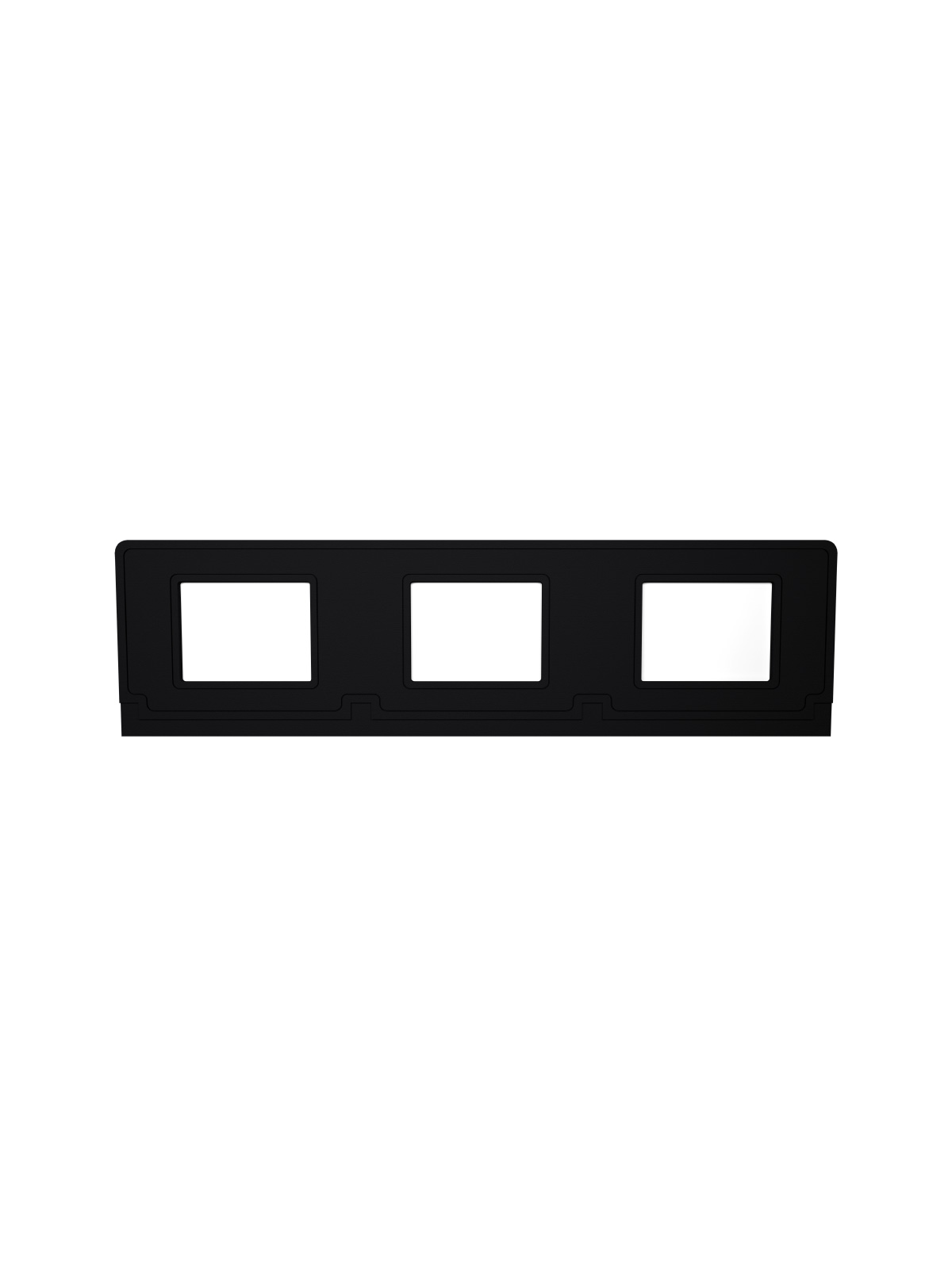VISION – Triple – Sign Frame – Black