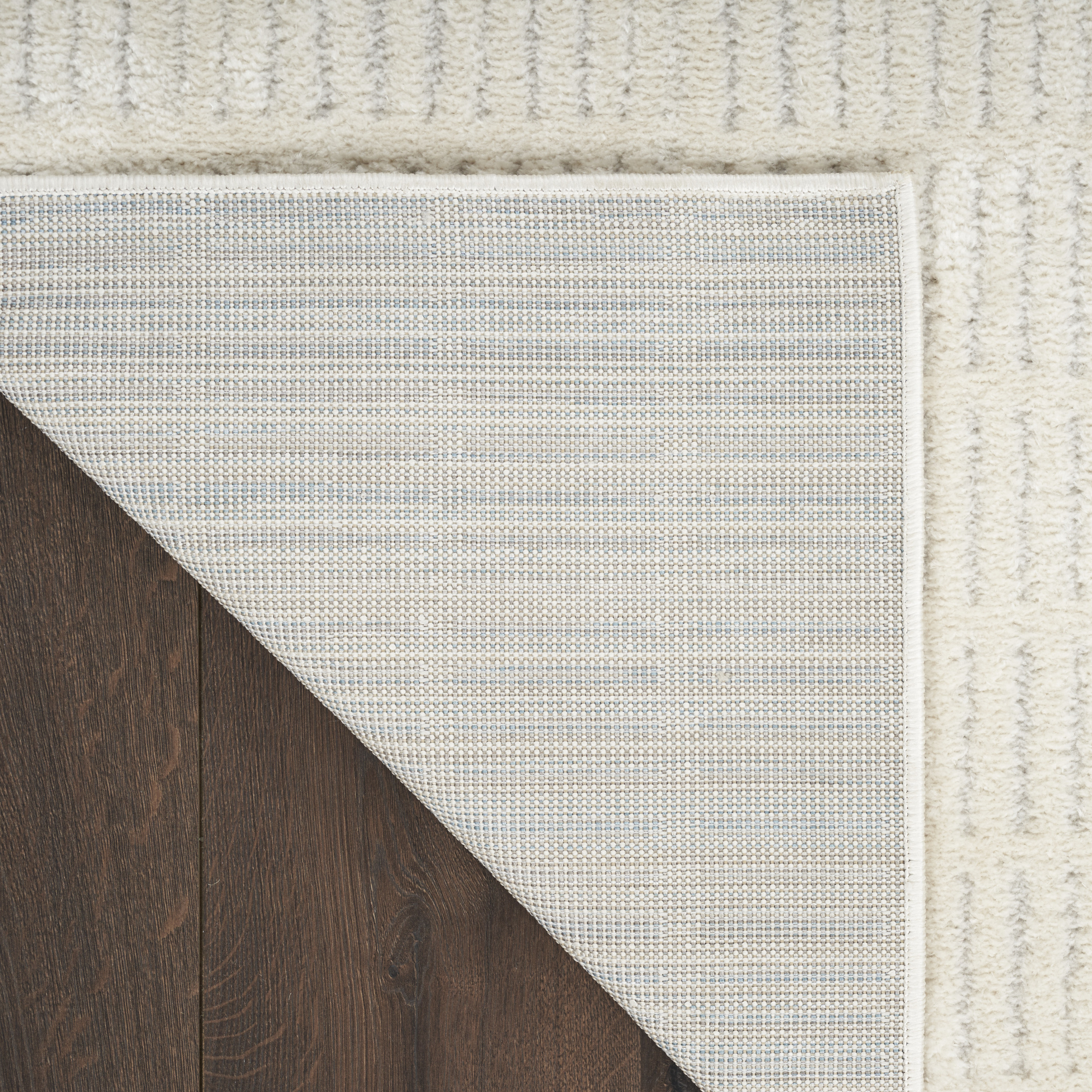 Nourison Modern Comfort 5'3" x 7' Ivory Grey Scandinavian Indoor Rug