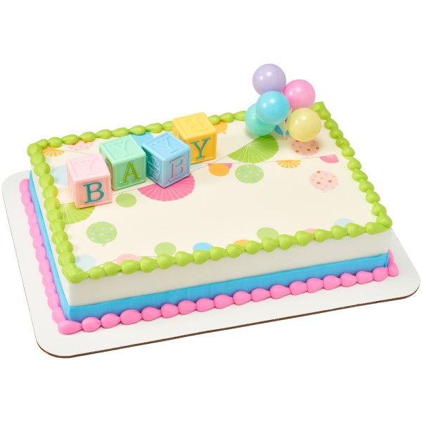B-A-B-Y Blocks PhotoCake® Edible Image® DecoSet® Background
