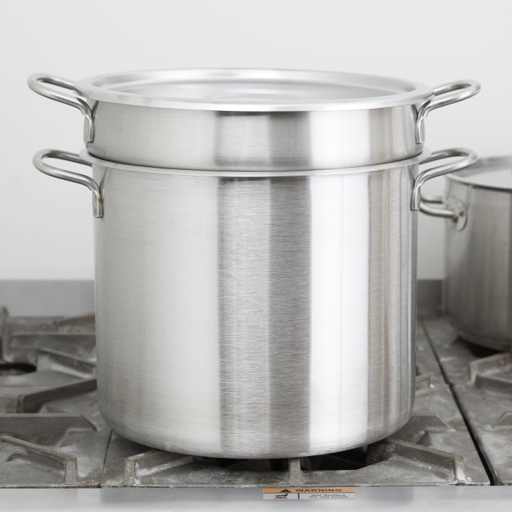 11 ½-quart stainless steel double boiler set