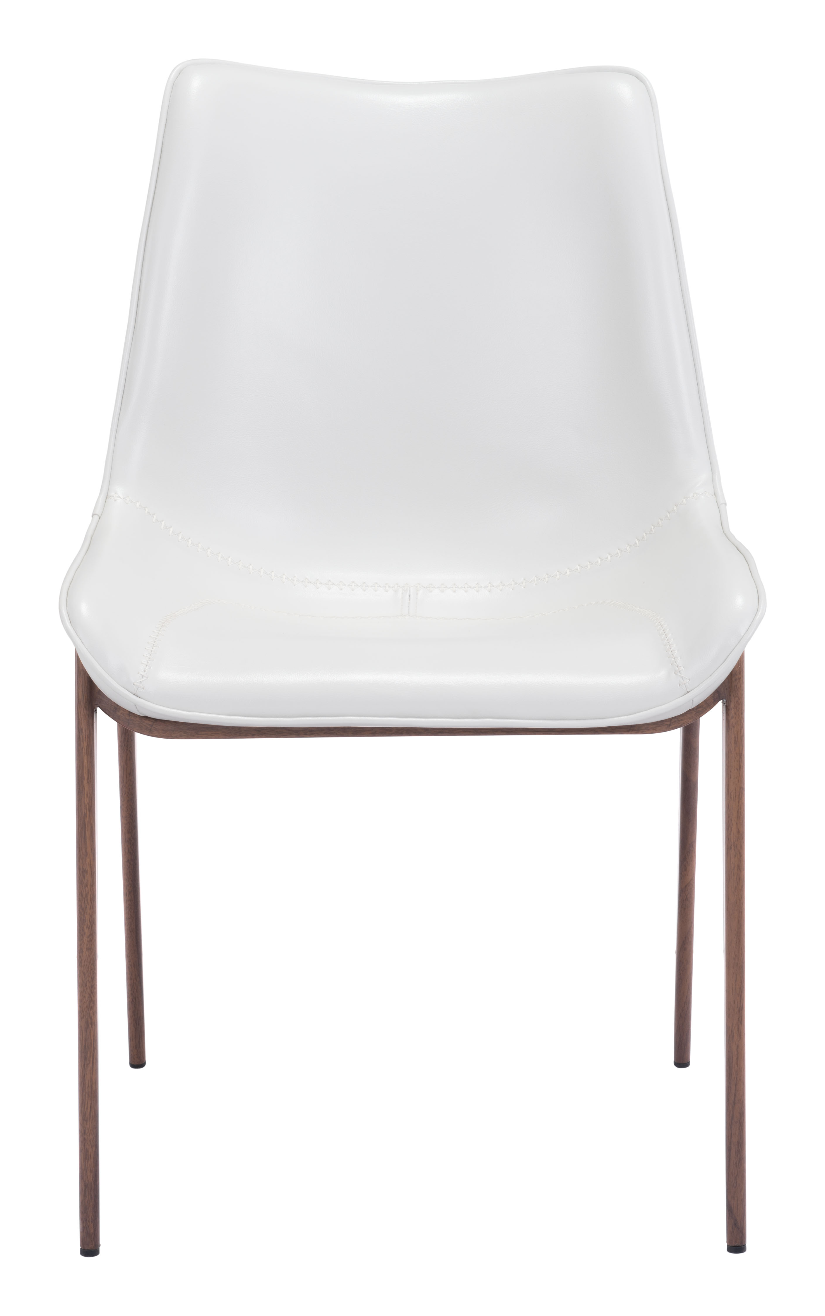 Magnus Dining Chair (Set of 2) White & Walnut product image