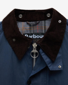 Transport Waxed Jacket Washed Cobalt