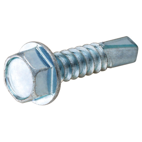Zinc Hex Washer Head Self Drilling Screws #8 x 1/2