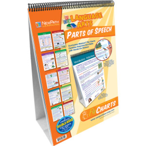 Parts of Speech Flip Chart Set, Grades 4-8