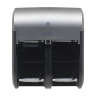 Georgia Pacific, Compact Quad 4-Roll, Coreless Bath Tissue Dispenser, Gray