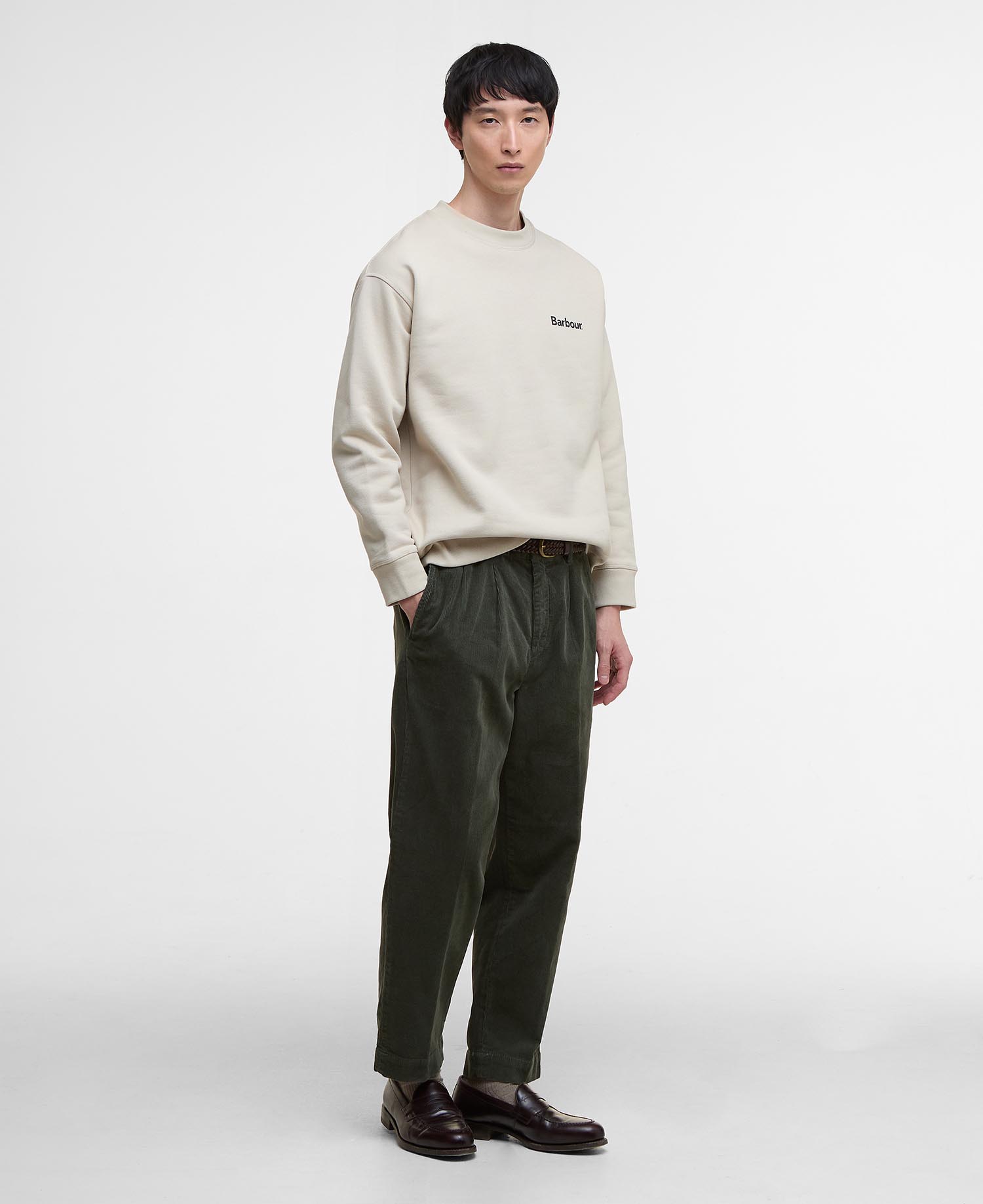 Brushed Nicholas Oversized Crew Neck Jumper image number 1