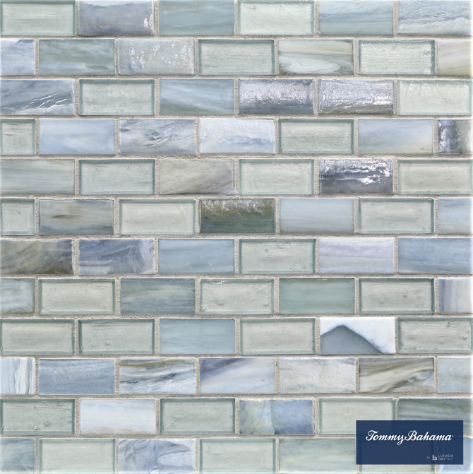 Tommy Bahama Cocos Keeling 1×2 Brick Mosaic