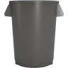 Carlisle, Bronco, 32 gal, Resin, Gray, Round, Receptacle