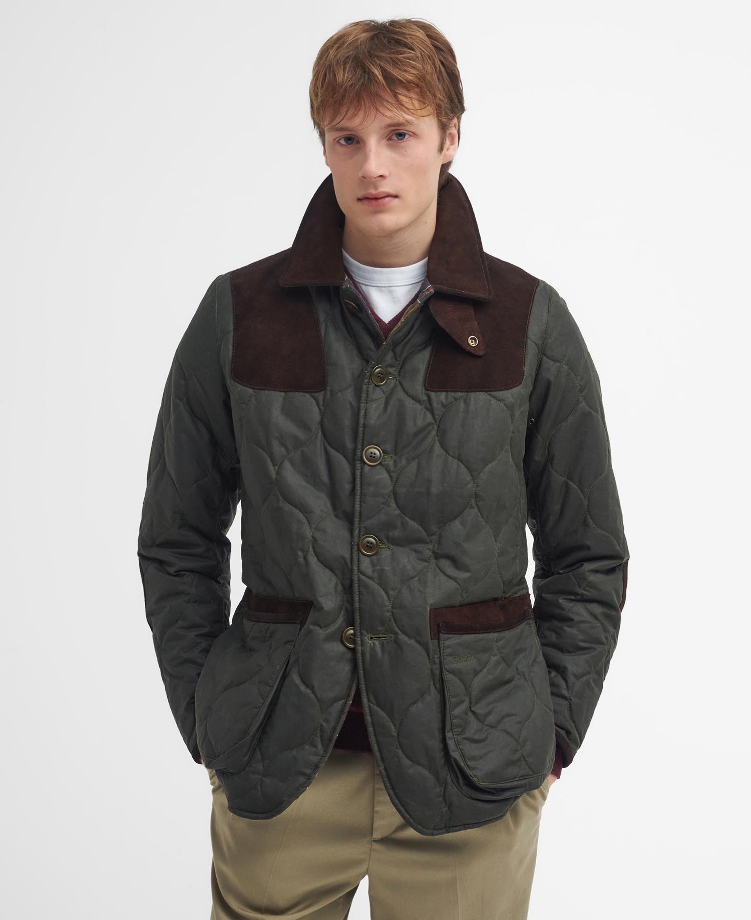 Barbour x TO KI TO Sporting Quilted Waxed Jacket image number 0
