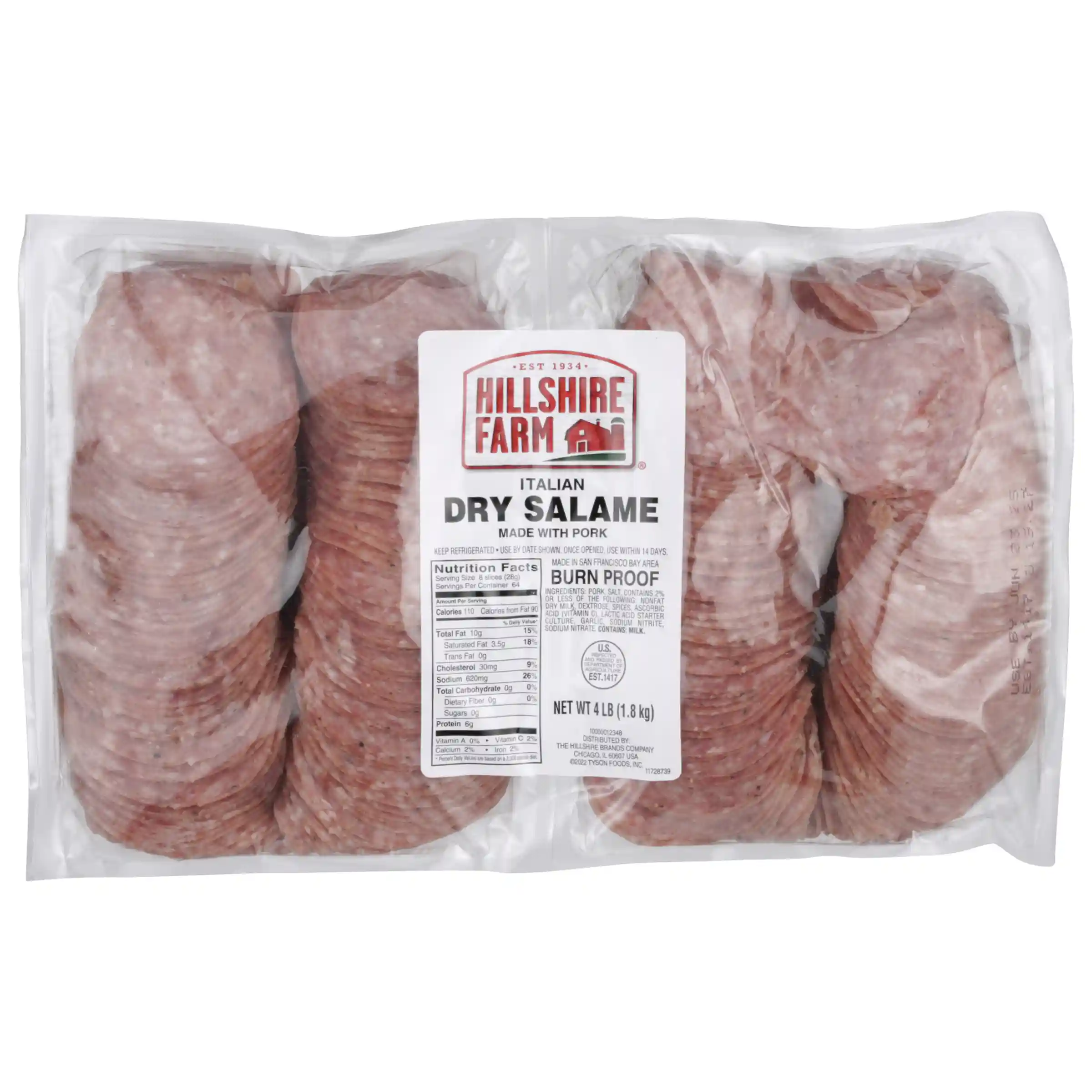 Hillshire Farm® Pork, Italian Dry Salami, Sliced_image_3