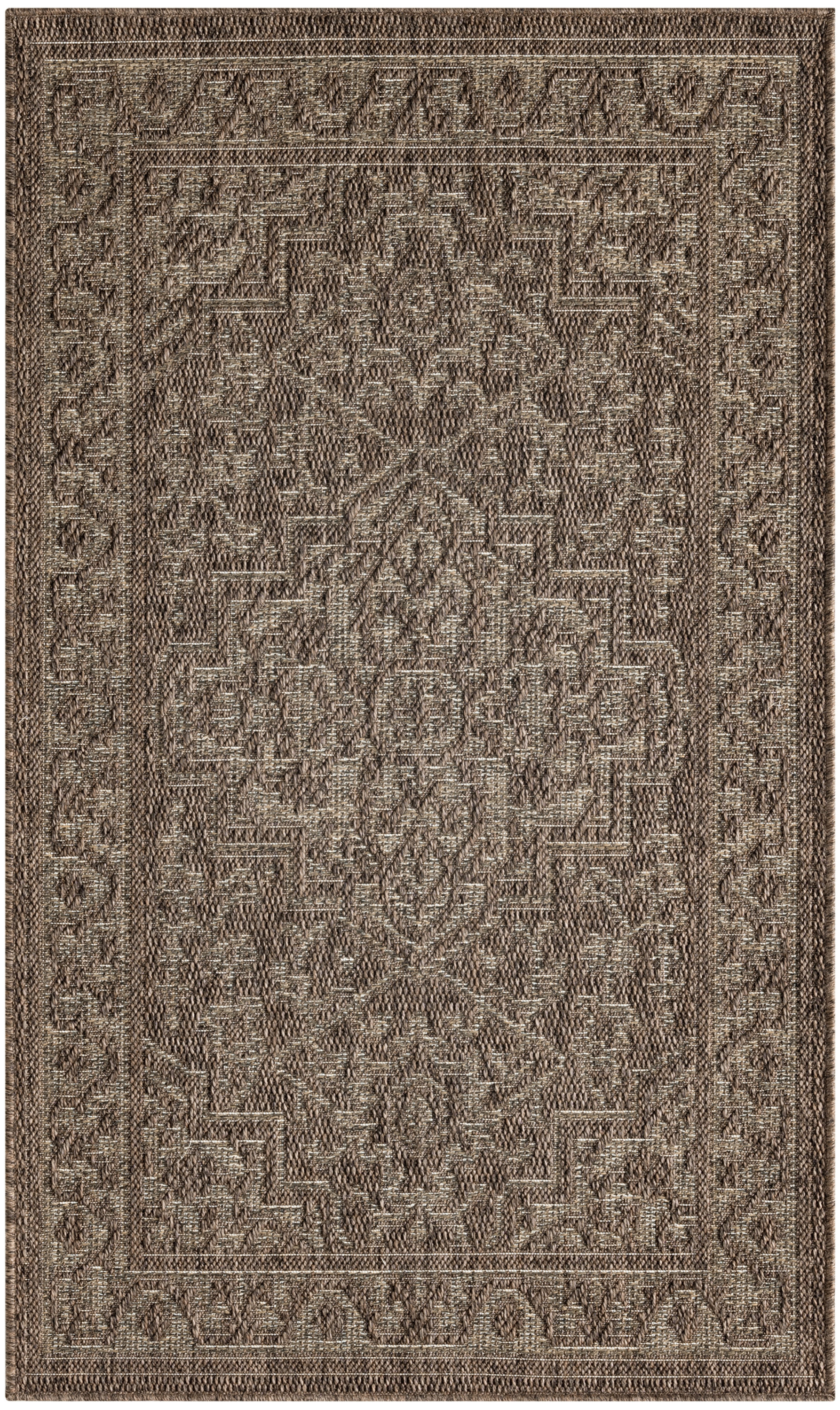 Nourison Tulum 2' x 3' Brown Outdoor Rug