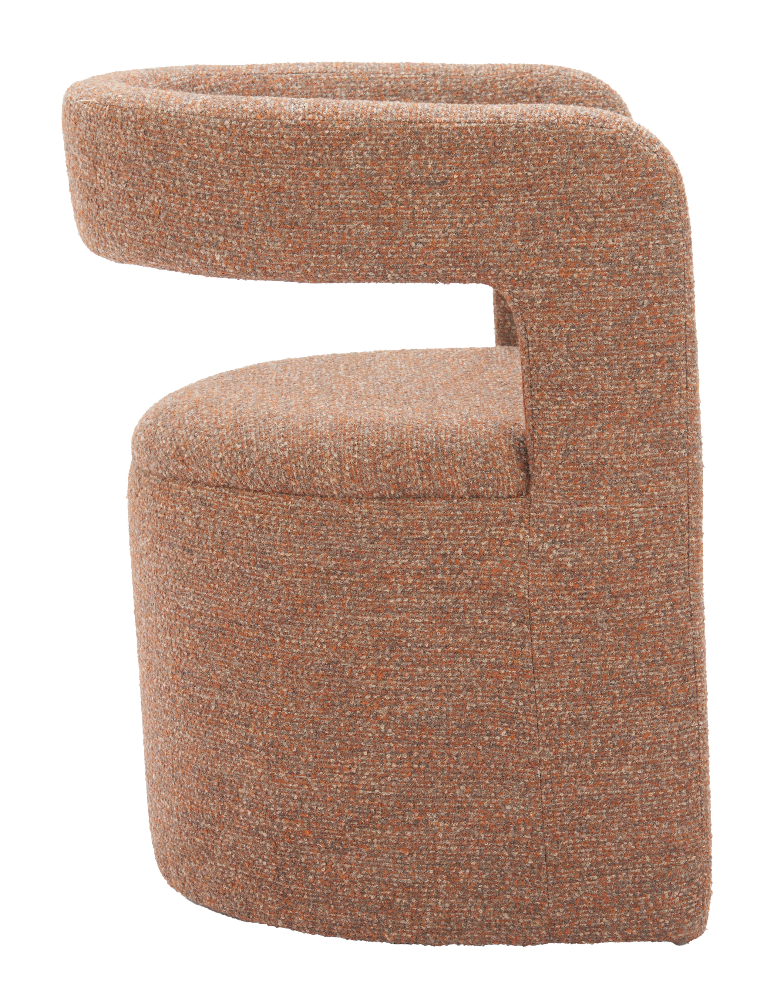 Atria Accent Chair & Ottoman Tawny Brown product image
