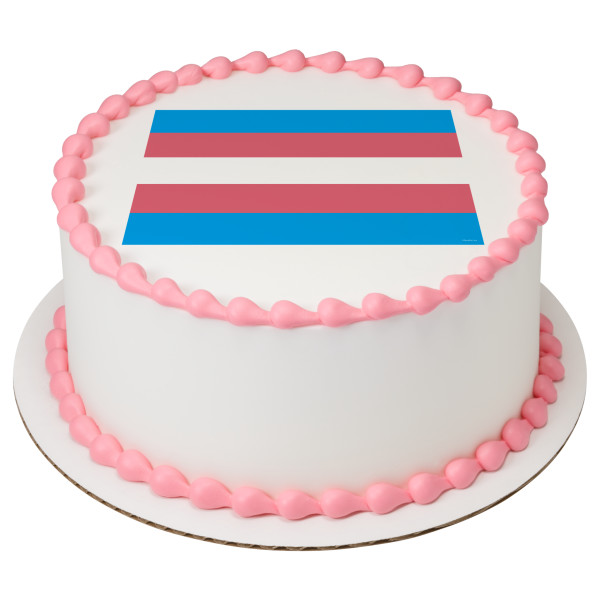 Transgender Pride Flag PhotoCake® Edible Image®