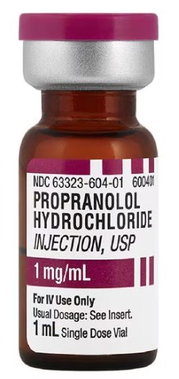 Propranolol HCl Injection 1mg/ml SDV 1ml -10/Box