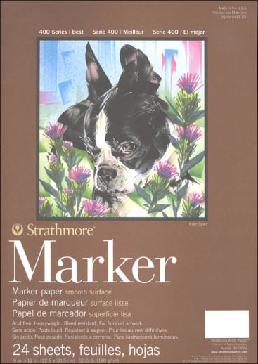 Marker Paper Pad - 9" x 12" (24 sheets)