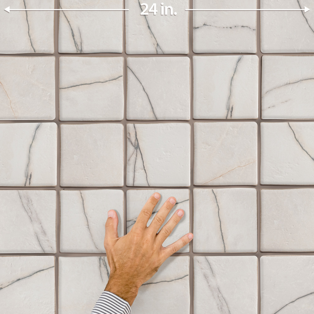 Istanbul Day 4-3/4 in. x 4-3/4 in. Porcelain Floor and Wall Tile