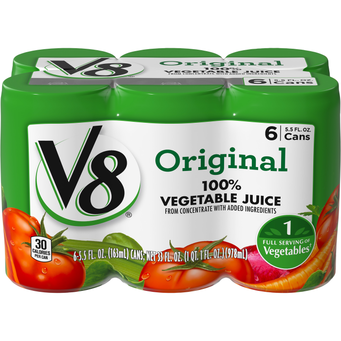 Original 100 Vegetable Juice V8® Fruit and Vegetable Juices