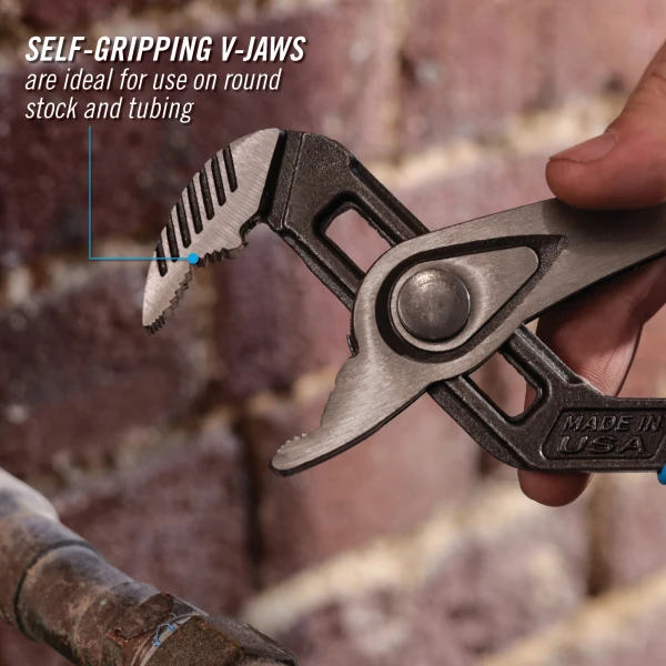 432X 10-inch SPEEDGRIP V-Jaw Tongue & Groove Pliers