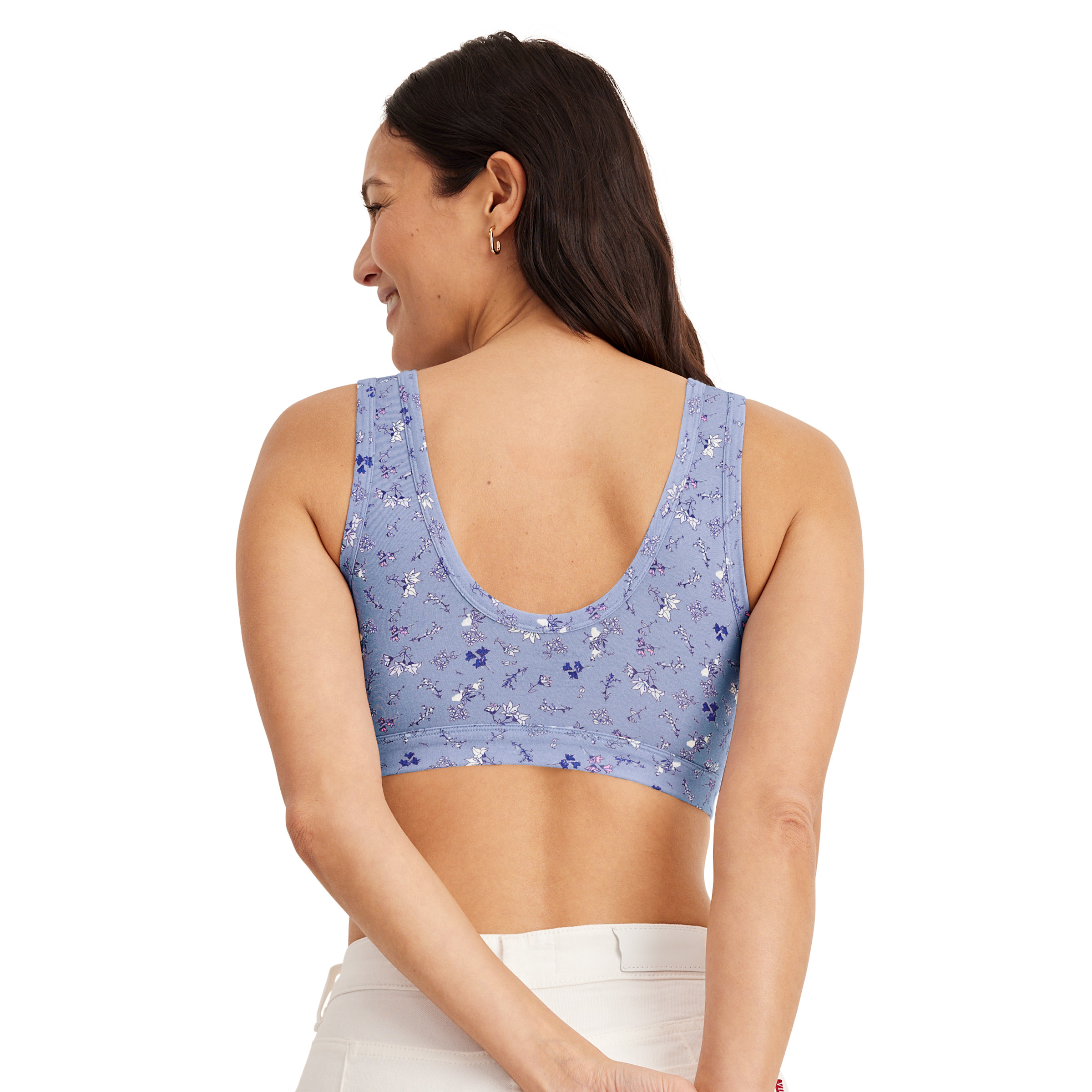 Jockey Women's Organic Cotton Stretch Tank Strap Bralette - Picture 50 of 61