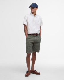 Oxford Tailored Short-Sleeved Shirt Oatmeal