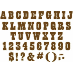 Wild Wild Classroom Deco Letters, 181 Characters