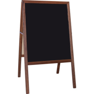 Stained Marquee Easel with Black Chalkboard, 42" H x 24"W