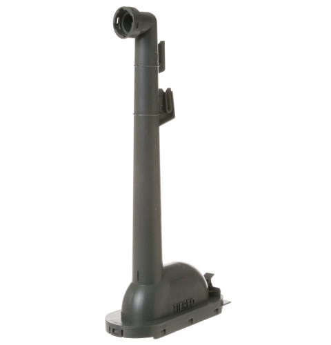 Dishwasher conduit mid tiered assembly