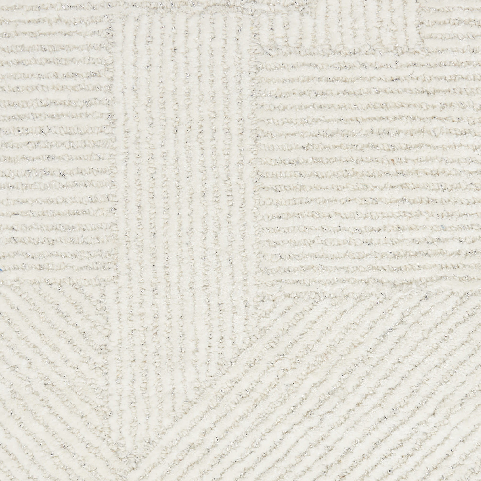 Michael Amini Ma30 Star 4' x 6' Ivory Modern Indoor Rug