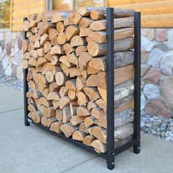WoodEze 1/2 Face Cord Expandable Heavy Duty Firewood Rack