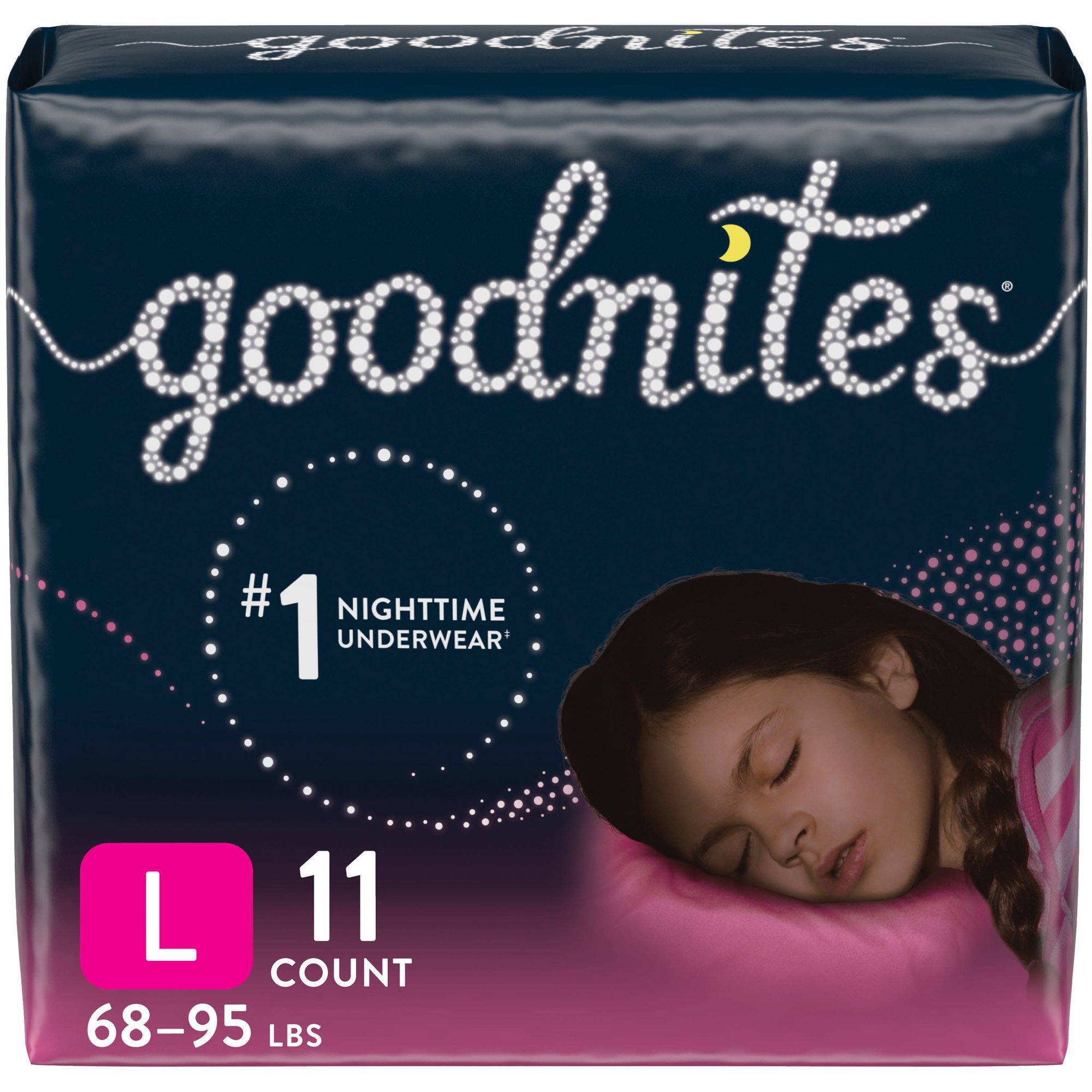 GoodNites Absorbent Underwear, Large MK 1184211