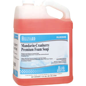 Hillyard, Mandarin-Cranberry Premium Foam Soap,  1 gal Bottle