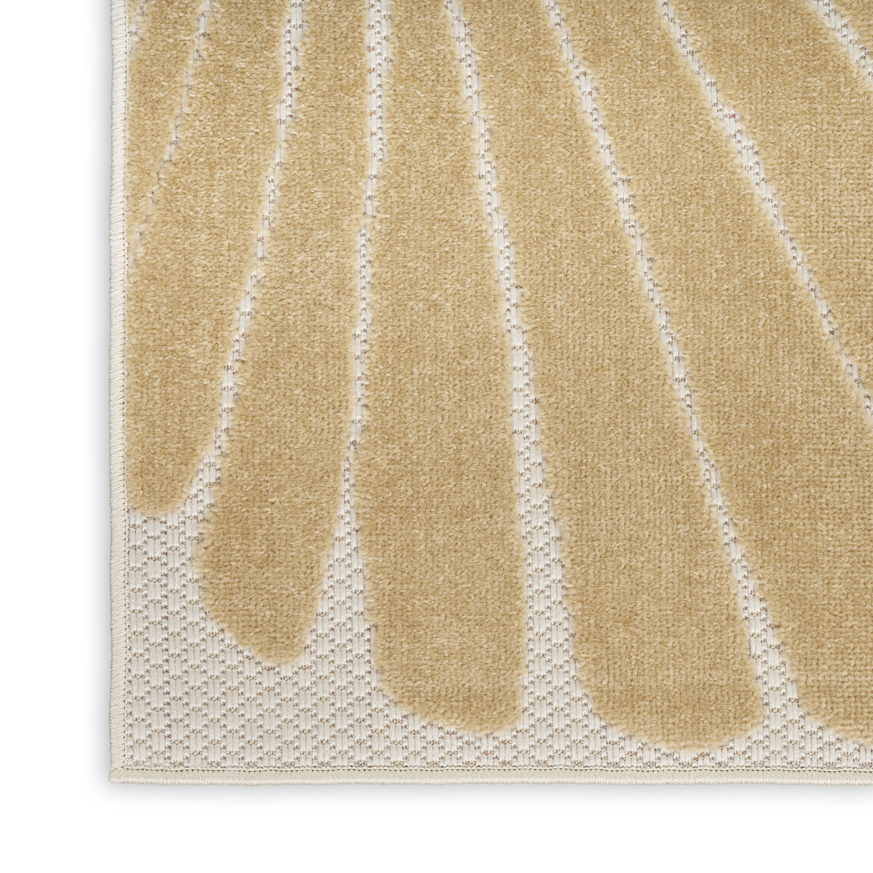 Nourison Aloha 5'3" x 7'5" Ivory Multicolor Outdoor Rug